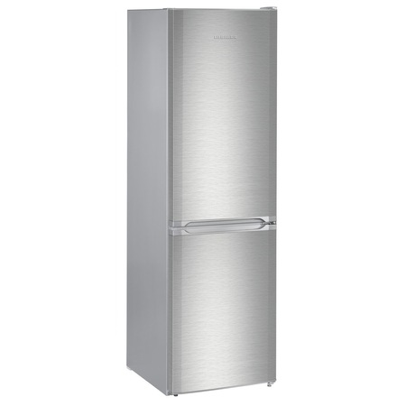 Combina frigorifica Liebherr Confort CUef 331, 296 l, Clasa F, SmartFrost, Iluminare LED, VarioSpace, H 181.2 cm, Inox