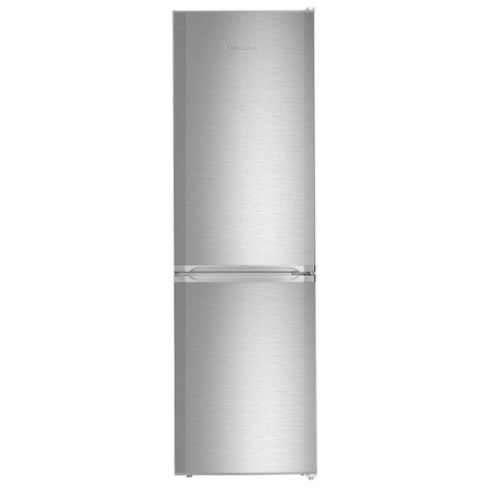 Combina frigorifica Liebherr Confort CUef 331, 296 l, Clasa F, SmartFrost, Iluminare LED, VarioSpace, H 181.2 cm, Inox