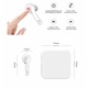 Casti Bluetooth ABBAS T88, wireless (fara fir), Bluetooth 5.0 handsfree, Waterproof( rezistente la contactul cu apa), Audio In-Ear, Handsfree, Compatibile Android & iOS, Alb