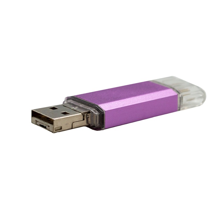 USB флаш устройство 3 в 1, 64 Gb, USB 2.0, iOS съвместимо, Mov