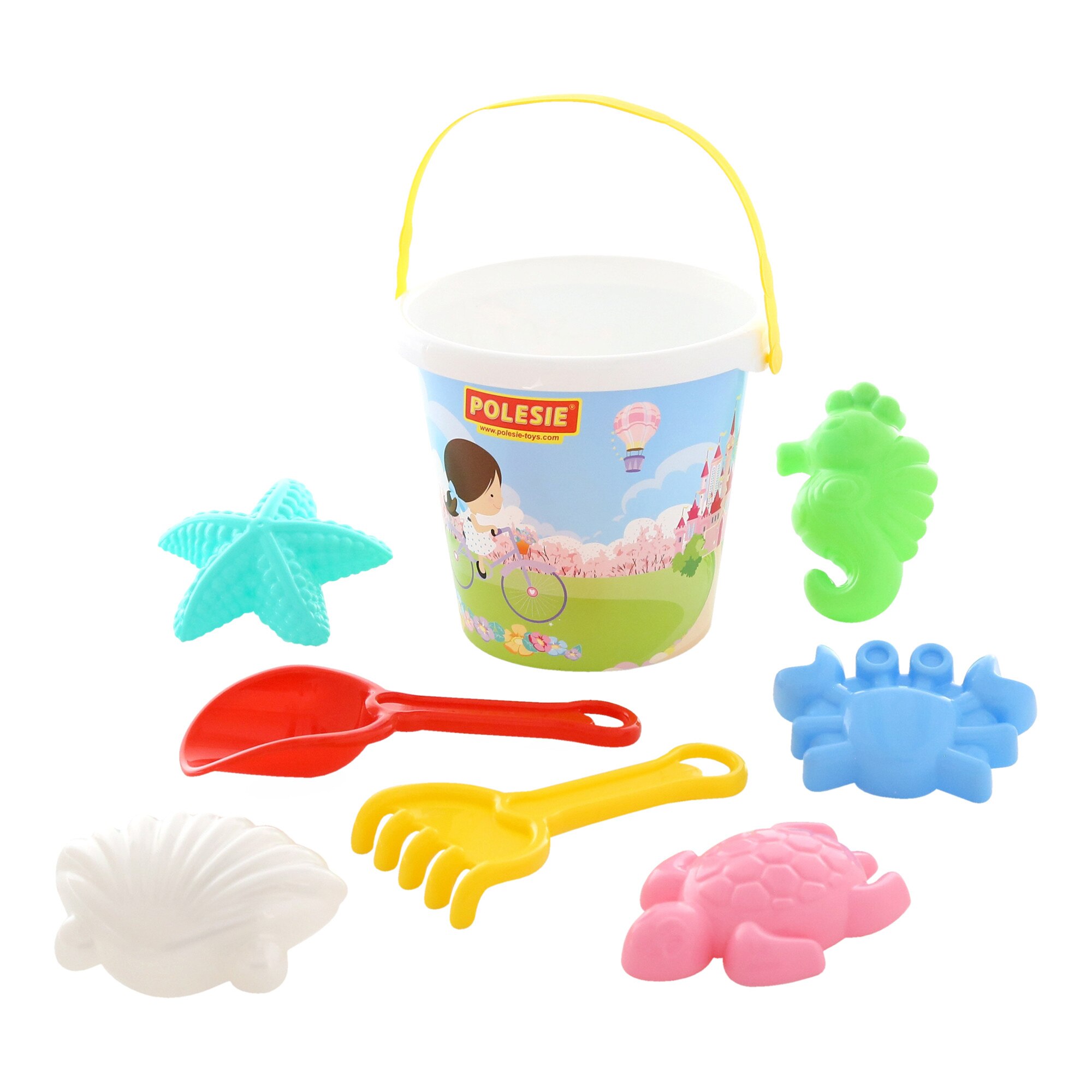 Set pentru nisip 603, Polesie®, multicolor, 8 piese