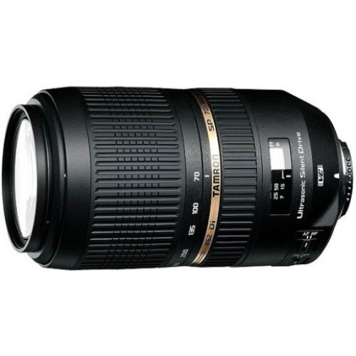 Obiectiv Tamron SP 70-300 mm f / 4-5,6 VC Di USD pentru Canon