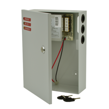 Sursa de alimentare 12V, 5A, back-up in cabinet metalic, SDC-12-5B Sursa de alimentare 12V, 5A, back-up in cabinet metalic, SDC-12-5B