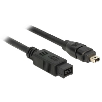 Cablu FireWire 9 pini la 4 pini 3m, Delock 82594 Cablu FireWire 9 pini la 4 pini 3m, Delock 82594