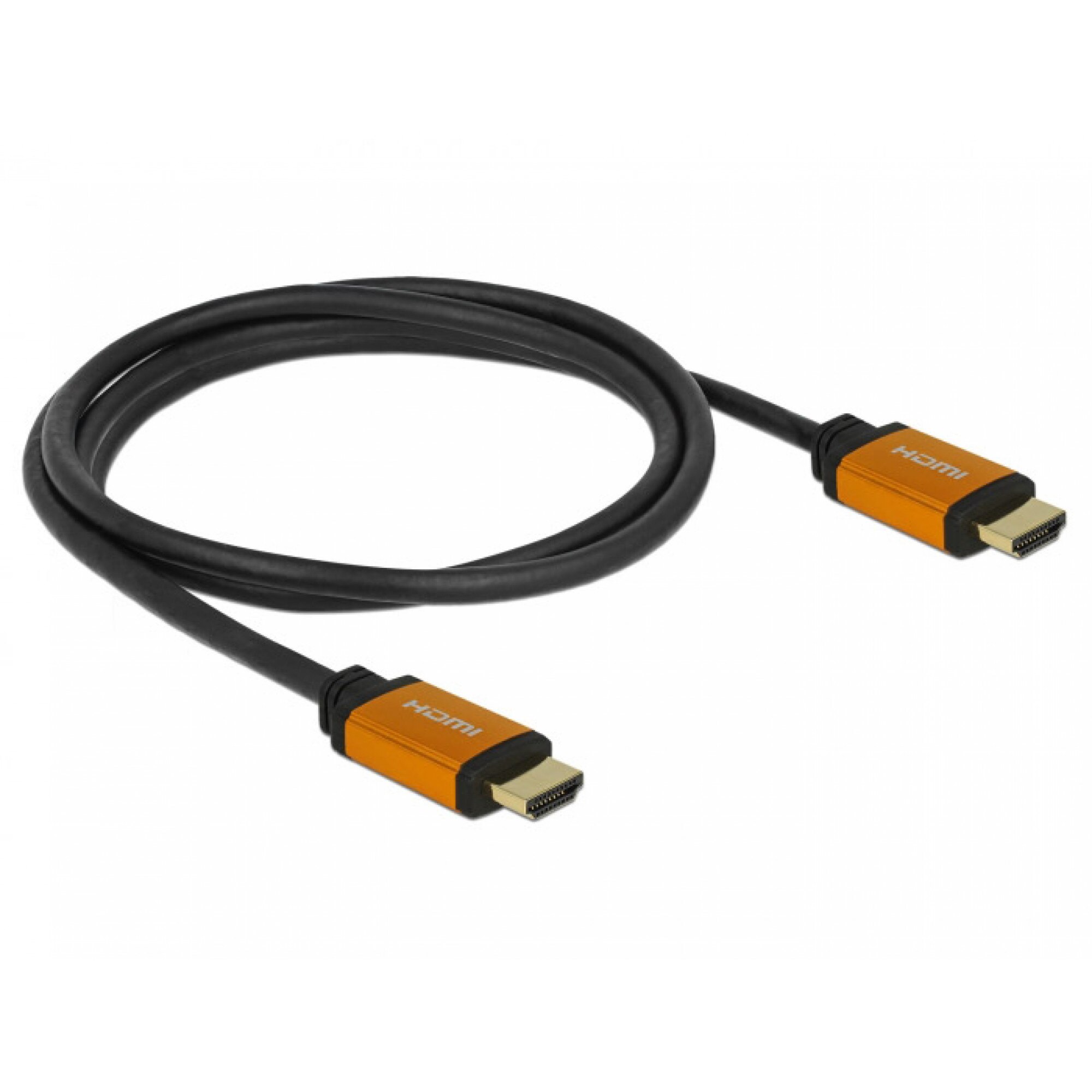Cablu Ultra High Speed HDMI 8K60Hz/4K240Hz T-T 1.5m Negru, Delock 85728