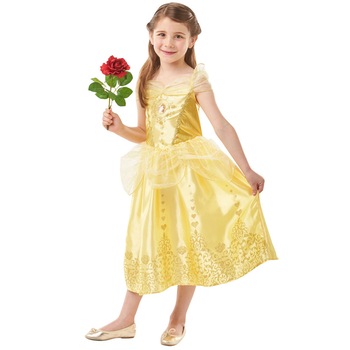Costum Disney Printesa Belle Sparkle 110 cm (3-4 ani) Costum Disney Printesa Belle Sparkle 110 cm (3-4 ani)