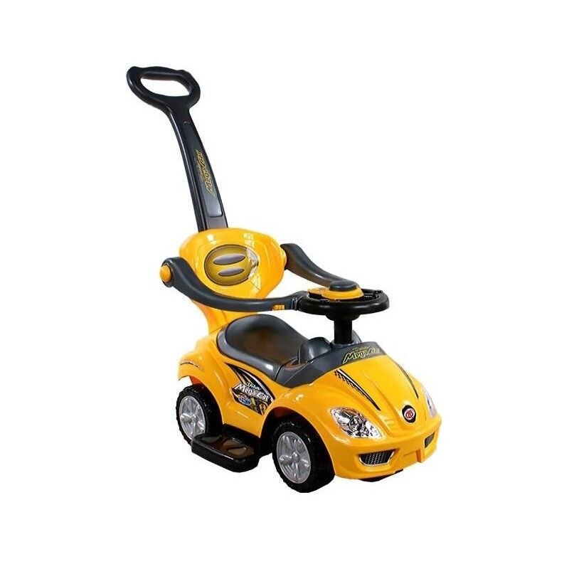 Masinuta Mega Car Babyland 3 in 1, BC8301-Galben