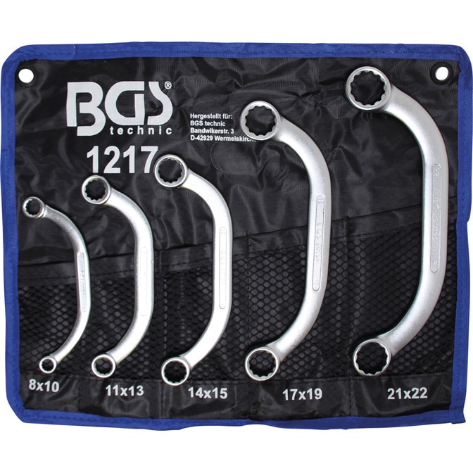 Set 5 chei inelare tip C, 10x11 - 18x19 mm , BGS Germany, BG-1217