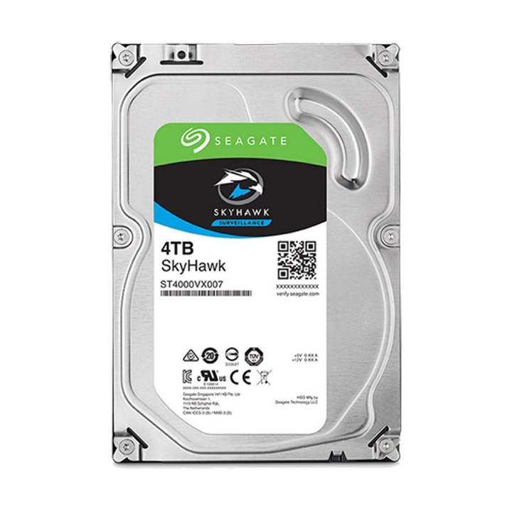 Твърд диск, 4000 GB, Seagate Surveillance