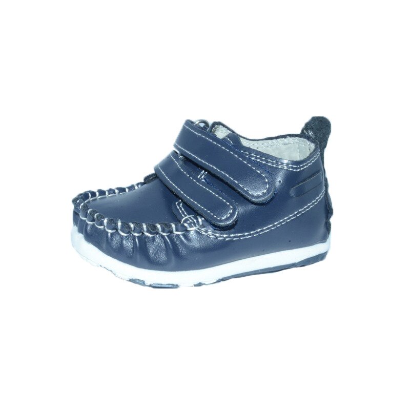 Mocasini pentru baietei, Maiqi, inchidere velcro, Bleumarin