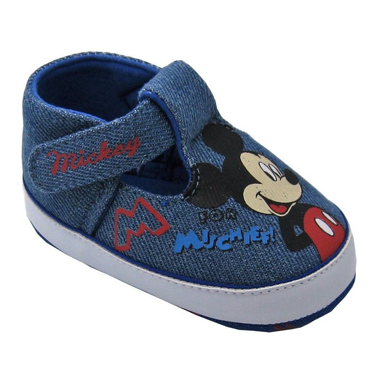Pantofiori bebe, jeans, Mickey Mouse-17