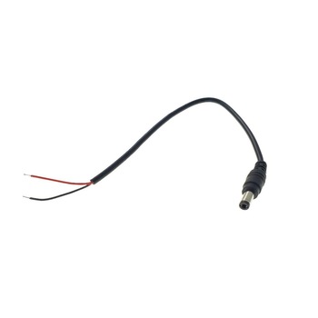 Cablu pentru alimentare cu mufa 5.5x2.1 tata,23 cm Cablu pentru alimentare cu mufa 5.5x2.1 tata,23 cm