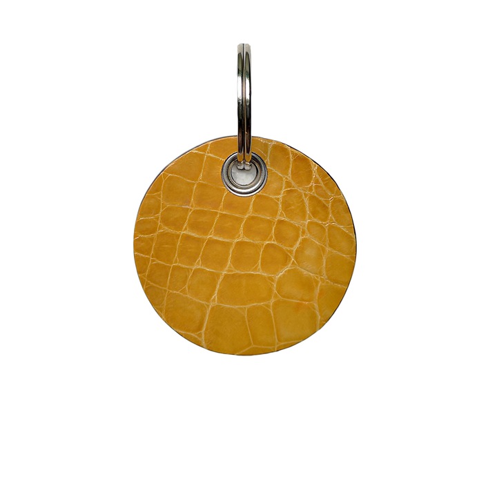 Ambrant krokodil bőr kulcstartó, modell F23