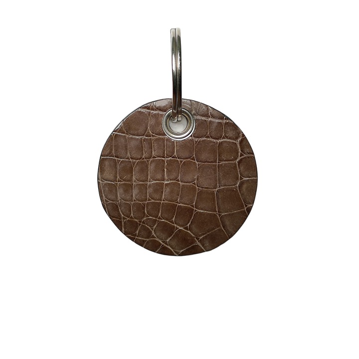 Ambrant krokodil bőr kulcstartó, modell F52
