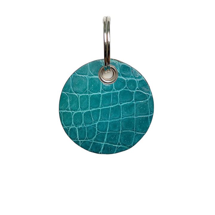 Ambrant krokodil bőr kulcstartó, modell F73