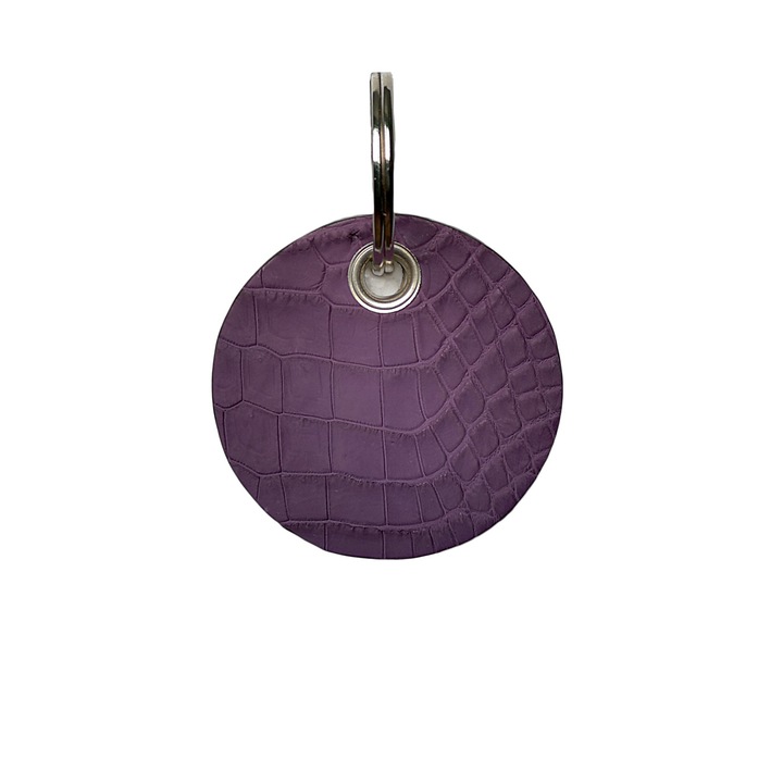 Ambrant krokodil bőr kulcstartó, modell F42