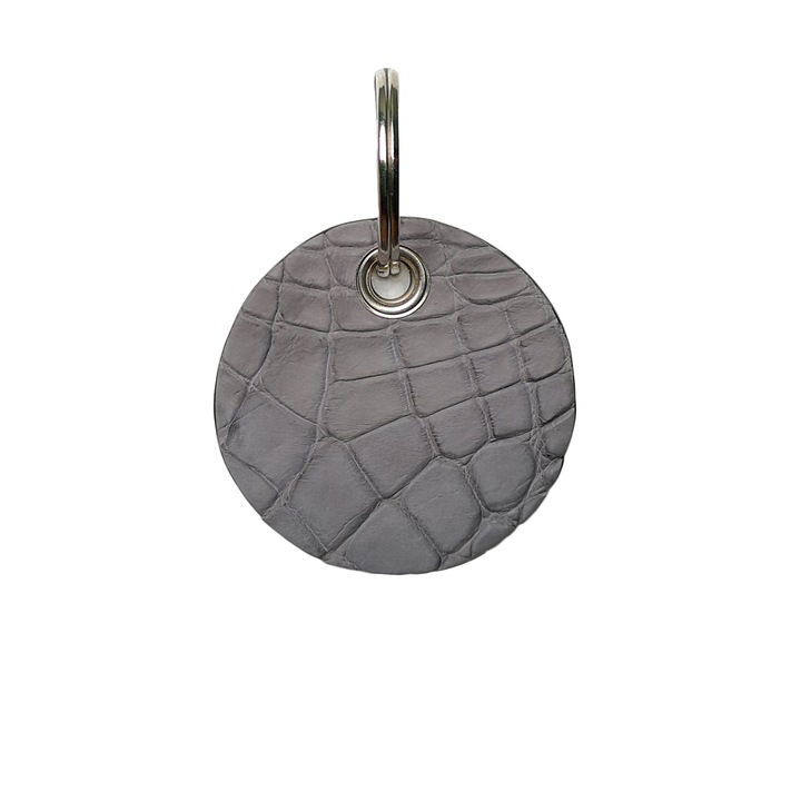 Ambrant krokodil bőr kulcstartó, modell F13