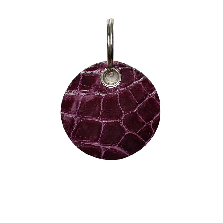 Ambrant krokodil bőr kulcstartó, modell F65