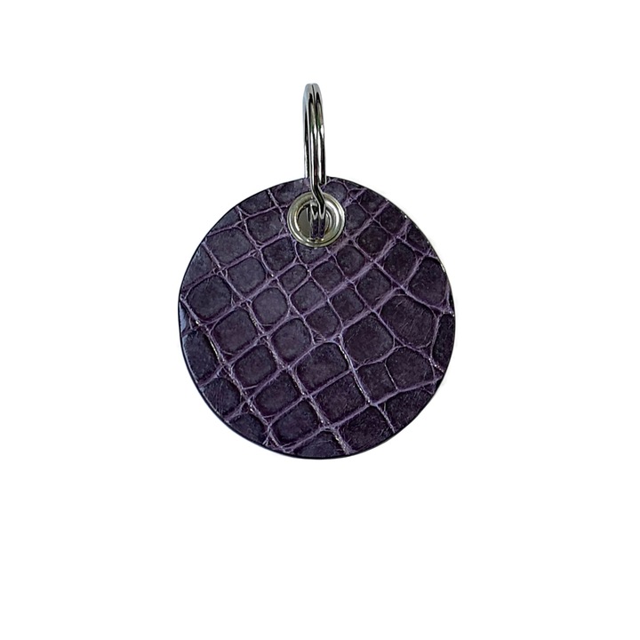 Ambrant krokodil bőr kulcstartó, modell F76