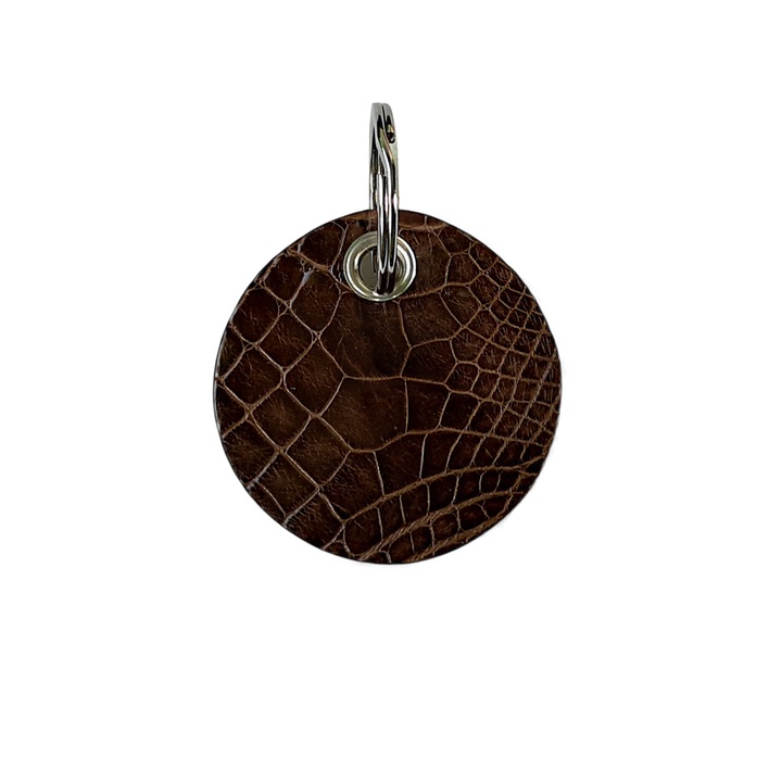 Ambrant krokodil bőr kulcstartó, modell F96