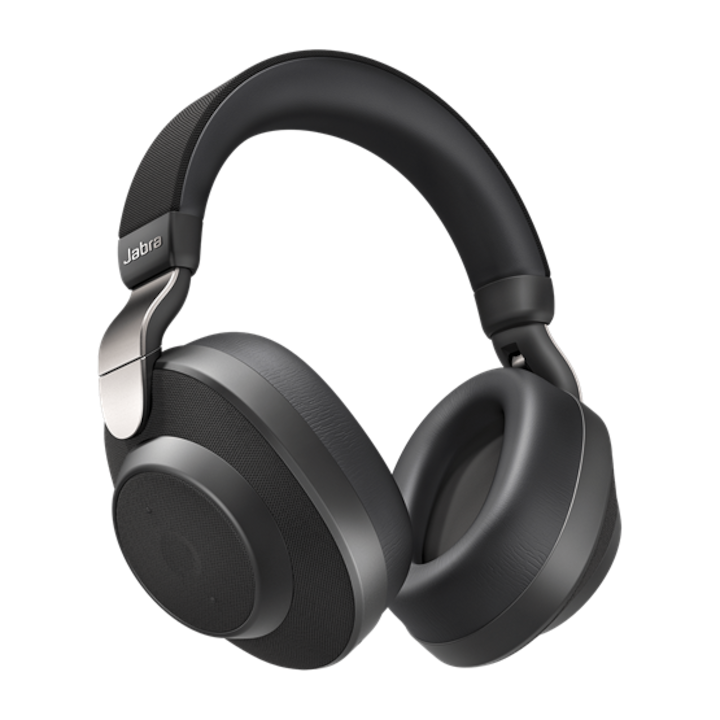 Слушалки Over the ear Jabra Elite 85h, Smart Sound, Wireless, Bluetooth, ANC, Titan Black