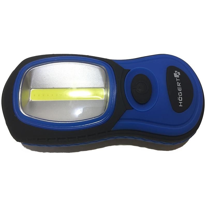 Lanterna 3W COB LED (160 lm) + 3 LED-uri frontale, alimentare cu baterii