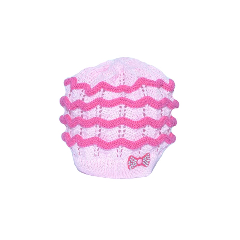 Caciula tricot fetite Perfect PRFF2, Roz, Universala