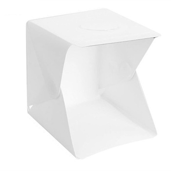 Lightbox cub foto cu leduri incorporate, mini studio portabil pentru fotografie de produs, 40x40cm Lightbox cub foto cu leduri incorporate, mini studio portabil pentru fotografie de produs, 40x40cm
