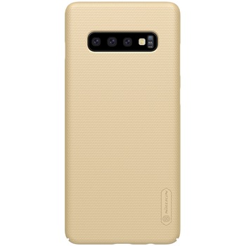 Husa Samsung Galaxy S10 Super Frosted Nillkin Gold Husa Samsung Galaxy S10 Super Frosted Nillkin Gold