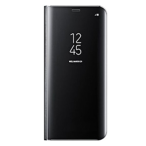 input Render taste Husa protectie Clear view flip pentru Samsung Galaxy S9, Negru - eMAG.ro