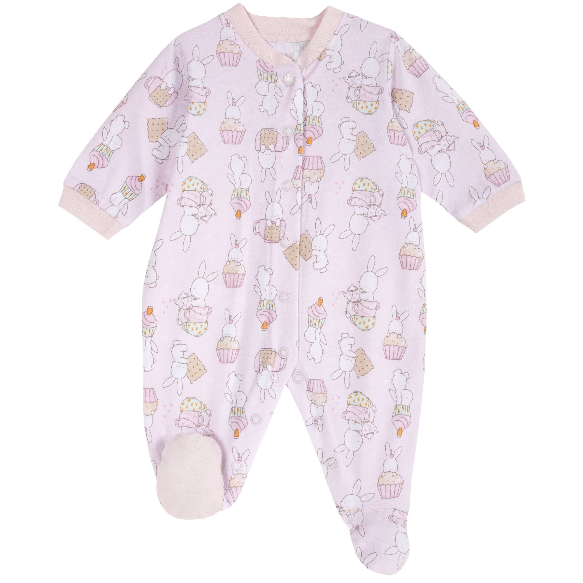 Salopeta bebe Chicco, inchidere intre picioare, roz, 50