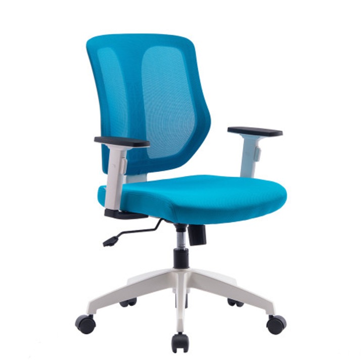 Ергономичен стол ChairPro Art White – син