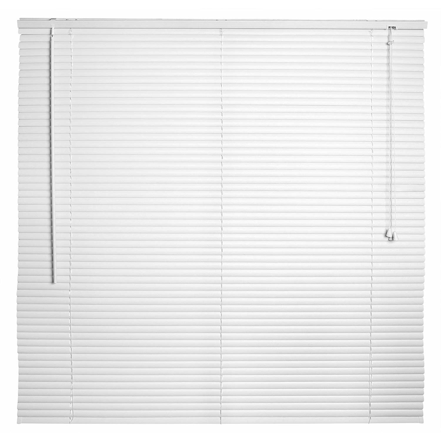 Jaluzea orizontala pvc, culoare alb dimensiune L 85 cm x H 160 cm, By Artforhome