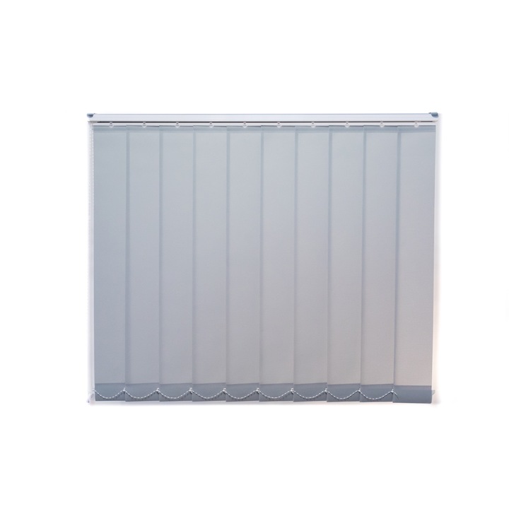 Jaluzele verticale 127 mm, Carol 5111, gri, L 150 cm x H 150 cm, Bendaluci