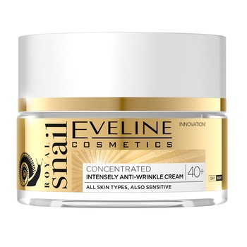Crema concentrata de zi si noapte Eveline Royal Snail 40+ 50 ml Crema concentrata de zi si noapte Eveline Royal Snail 40+ 50 ml