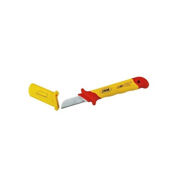 Cutit drept pentru dezizolat, JBM 53164, pentru electricieni, VDE 1000V Cutit drept pentru dezizolat, JBM 53164, pentru electricieni, VDE 1000V