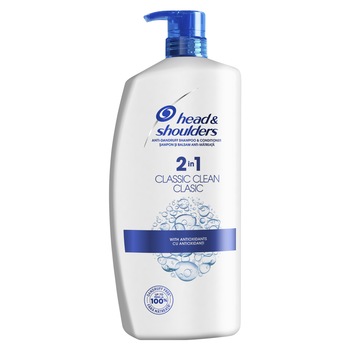 Sampon anti-matreata Head&Shoulders Classic Clean 2-in-1 pentru par normal, 900 ml Sampon anti-matreata Head&Shoulders Classic Clean 2-in-1 pentru par normal, 900 ml