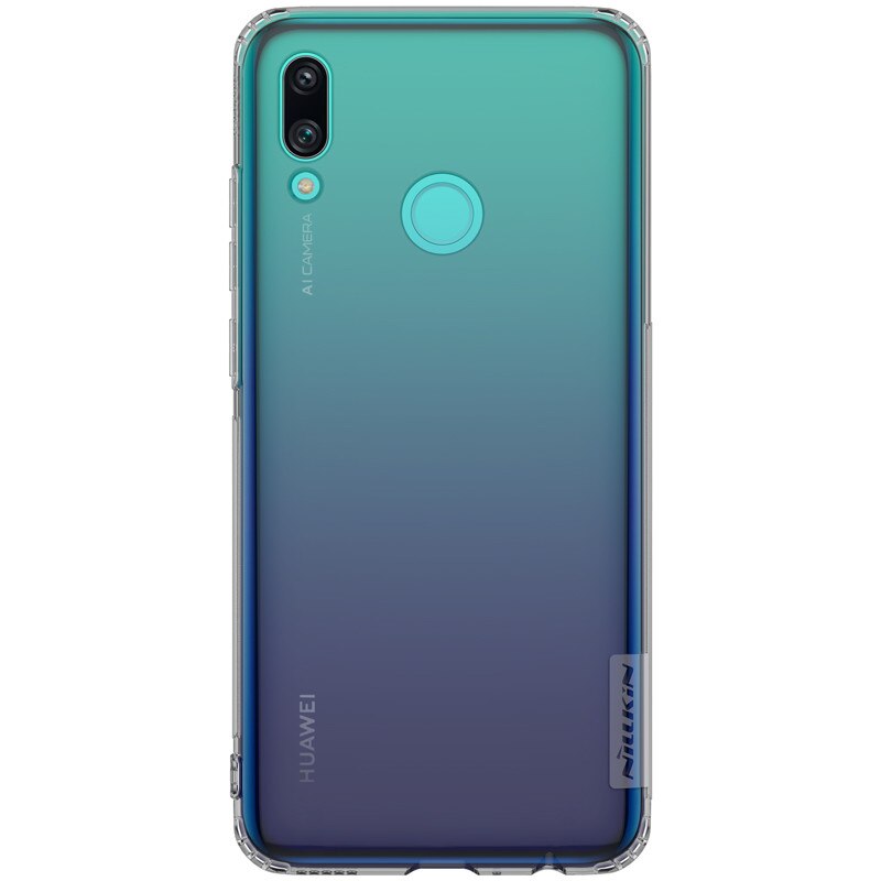Husa din silicon negru-transparent pentru Huawei P Smart 2019- Nillkin
