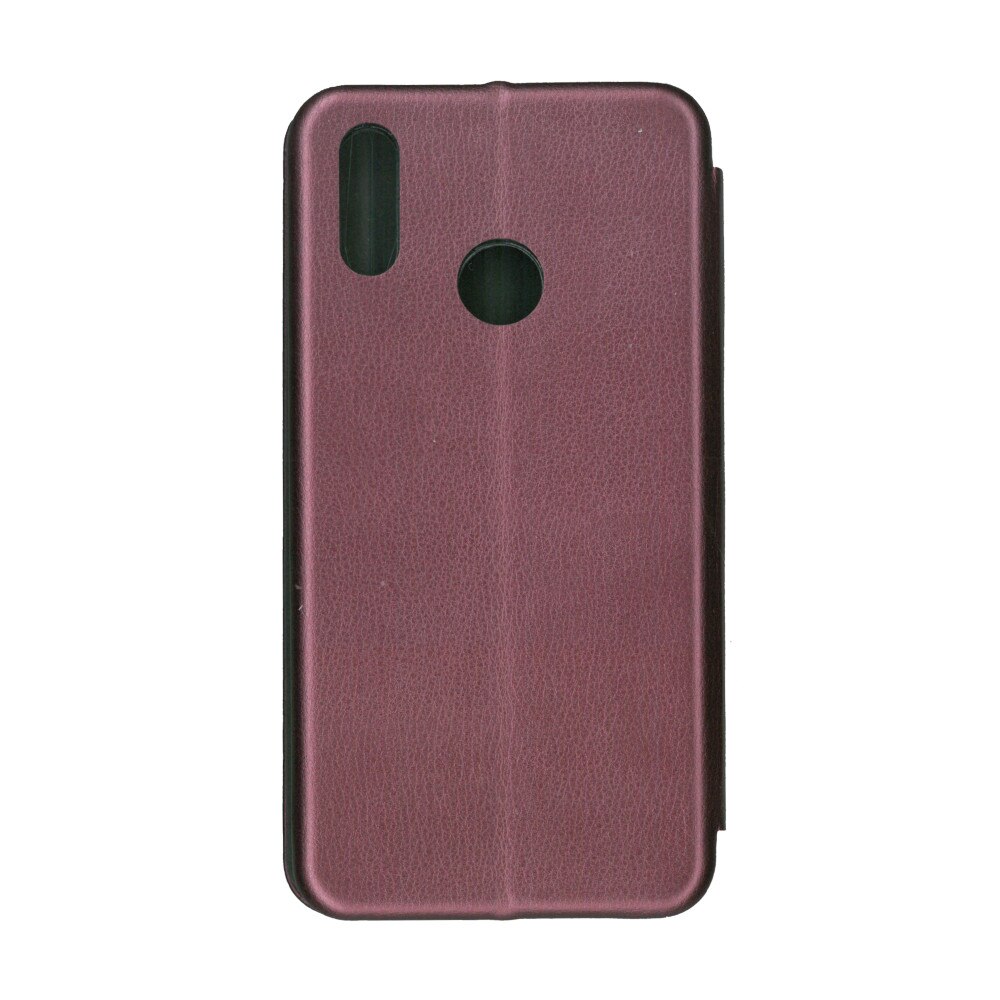 Husa flip tip carte 360 de grade Visiniu, pentru Huawei P Smart 2019 - EuroCELL