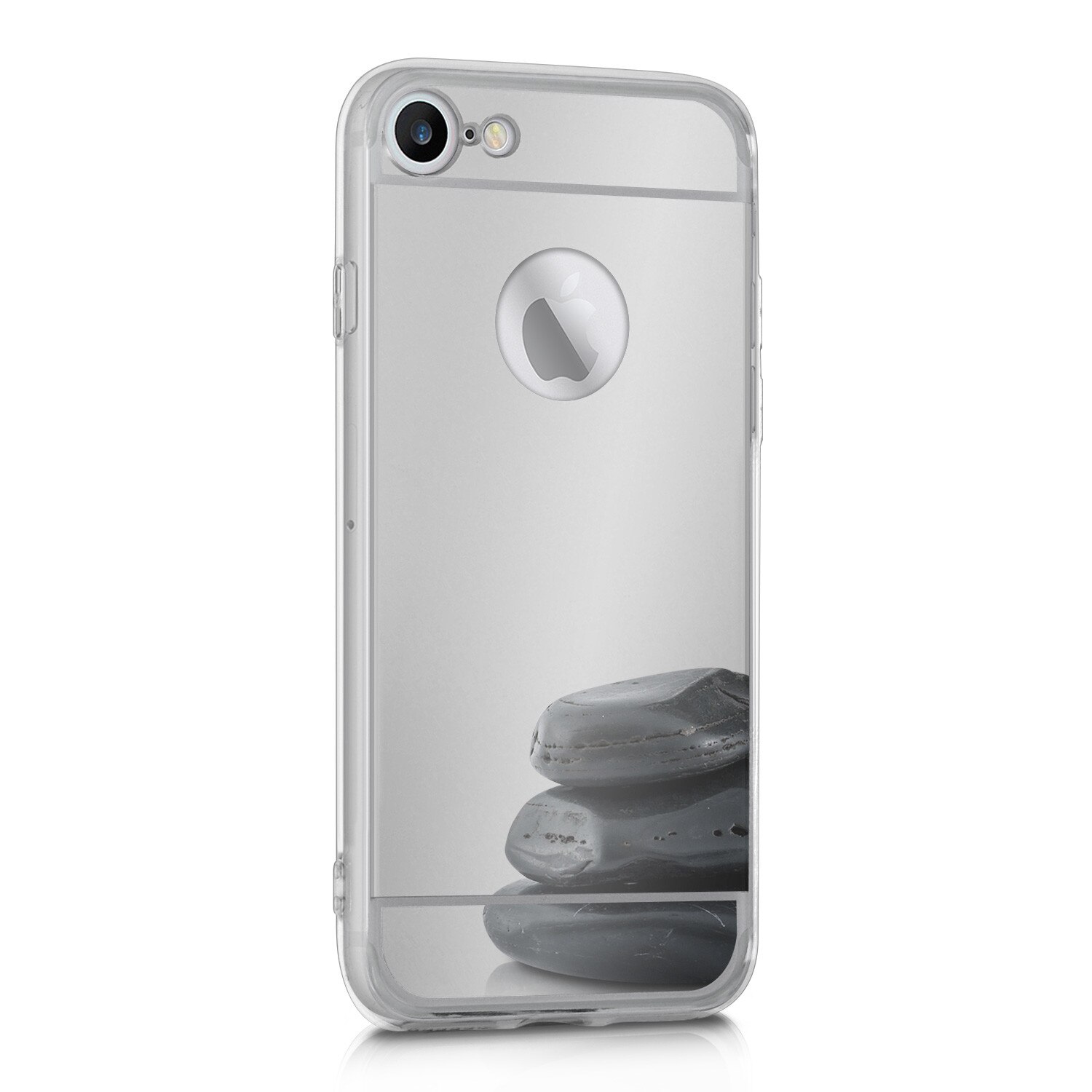 Husa pentru Apple iPhone 7 MyStyle Elegance Luxury tip oglinda, Argintiu