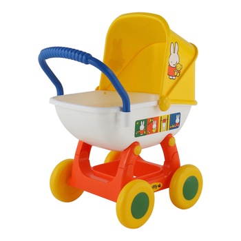 Carucior pentru papusi „Miffy“, Polesie®, multicolor Multicolor Carucior pentru papusi „Miffy“, Polesie®, multicolor Multicolor