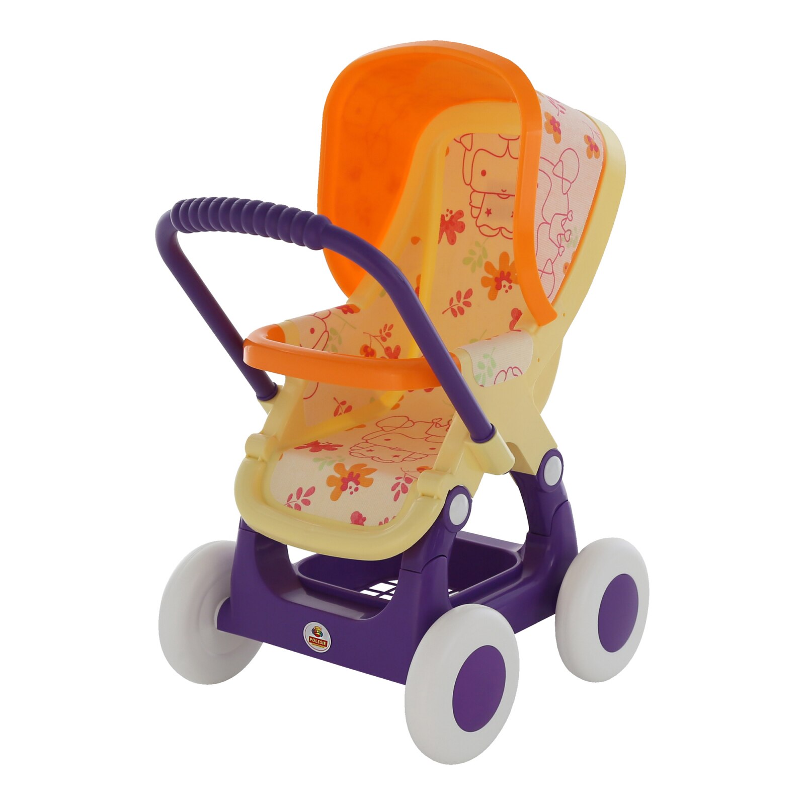 Carucior pentru papusi, Polesie®, multicolor Multicolor