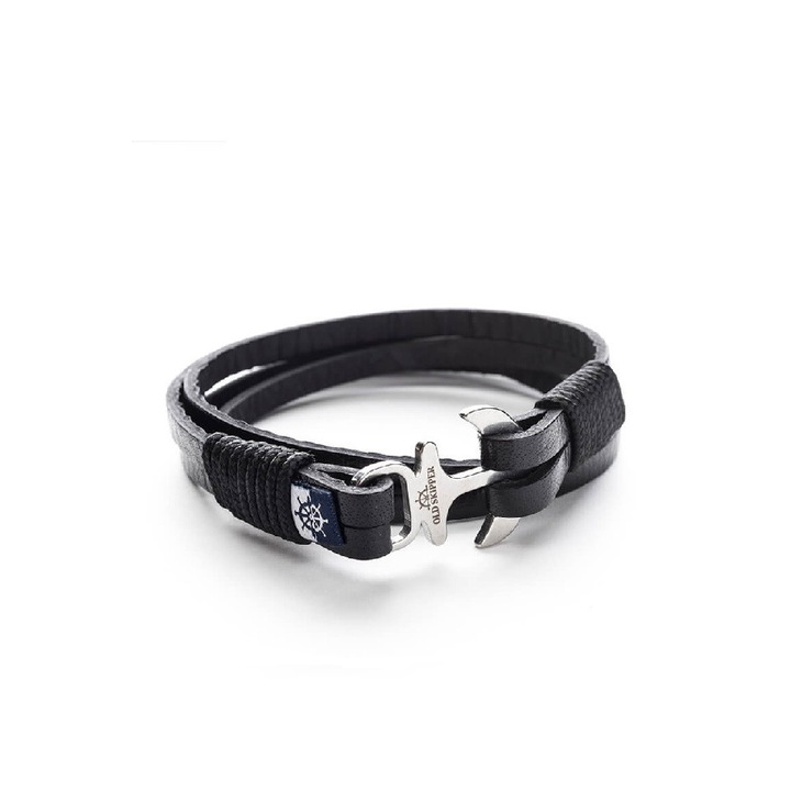 OldSkipper Eliseo, bőr karkötő