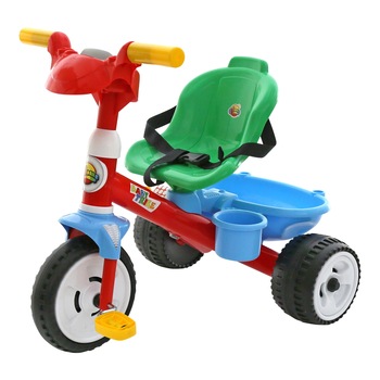 Tricicleta cu centuri si sunete, Polesie®, multicolor Multicolor Tricicleta cu centuri si sunete, Polesie®, multicolor Multicolor