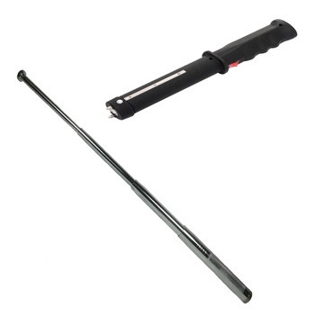 Baston cu electrosoc si lanterna, TW-809, baston telescopic, 77 cm, cadou Baston cu electrosoc si lanterna, TW-809, baston telescopic, 77 cm, cadou