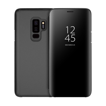Husa Flip Mirror - Samsung Galaxy S9 Plus - Negru Husa Flip Mirror - Samsung Galaxy S9 Plus - Negru