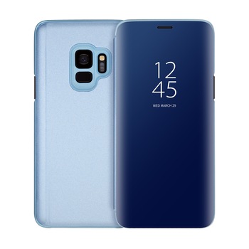 Husa Flip Mirror - Samsung Galaxy S9 - Albastru Husa Flip Mirror - Samsung Galaxy S9 - Albastru