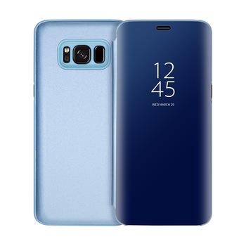 Husa Flip Mirror - Samsung Galaxy S8 Plus - Albastru