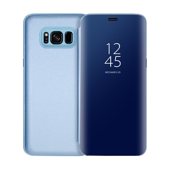 Husa Flip Mirror - Samsung Galaxy S8 - Albastru