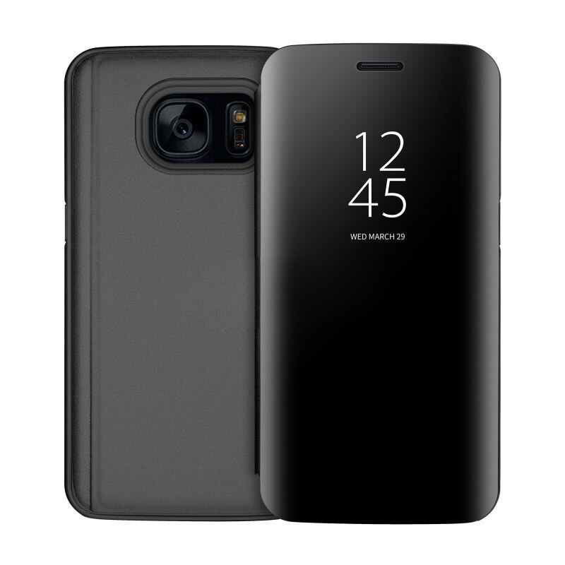 Husa Flip Mirror - Samsung Galaxy S7 - Negru